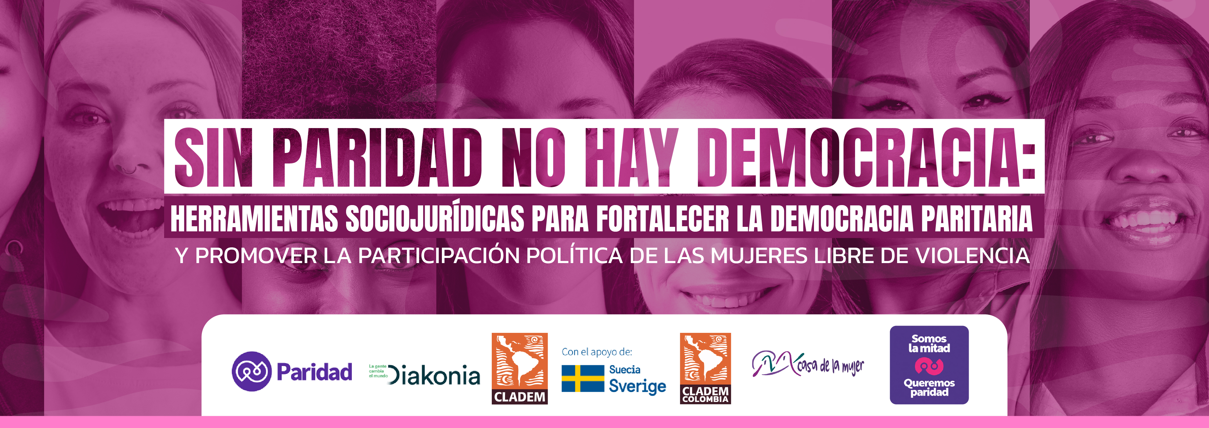 Course Image SIN PARIDAD NO HAY DEMOCRACIA: HERRAMIENTAS SOCIOJURÍDICAS PARA FORTALECER LA DEMOCRACIA PARITARIA Y PROMOVER LA PARTICIPACIÓN POLÍTICA DE LAS MUJERES LIBRE DE VIOLENCIA